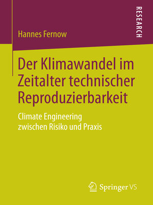 cover image of Der Klimawandel im Zeitalter technischer Reproduzierbarkeit
